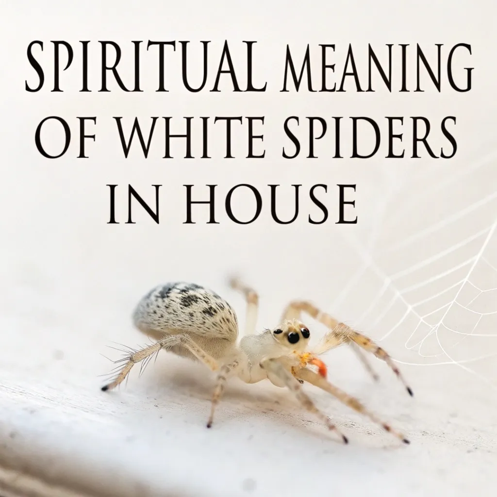 13 Spiritual Meanings of White Spiders in House: Hidden Messages