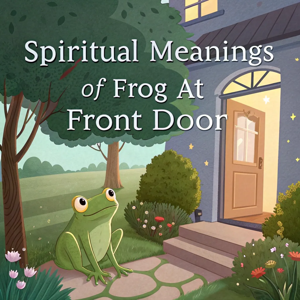 11 Spiritual Meanings of Frog at Front Door: Insights and Symbolism