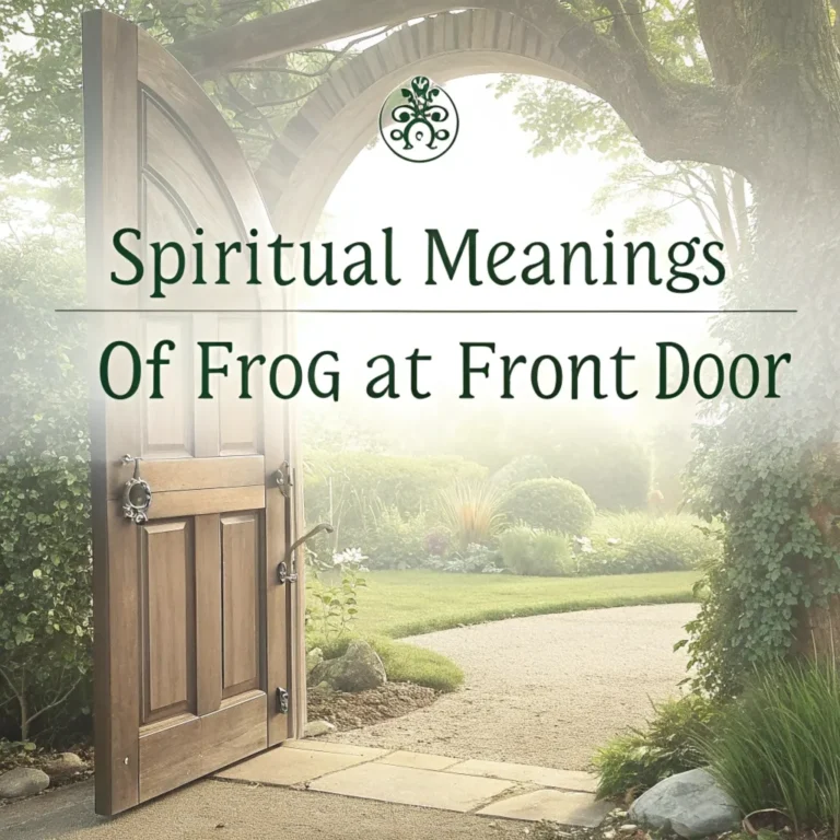 11 Spiritual Meanings of Frog at Front Door: Insights and Symbolism