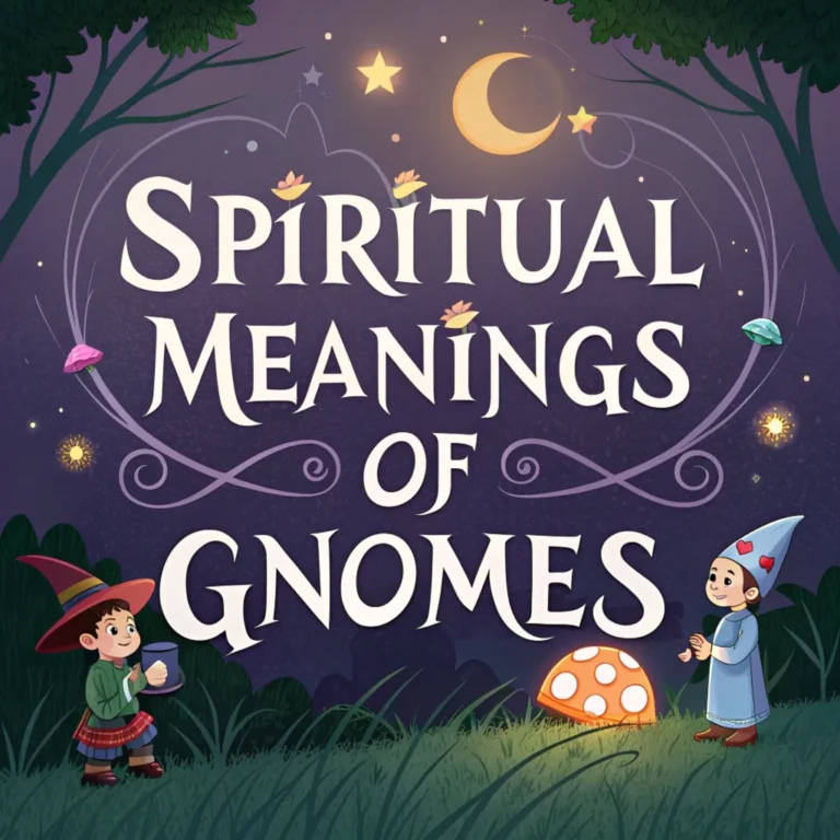 13 Spiritual Meanings of Gnomes: Nature’s Hidden Wisdom