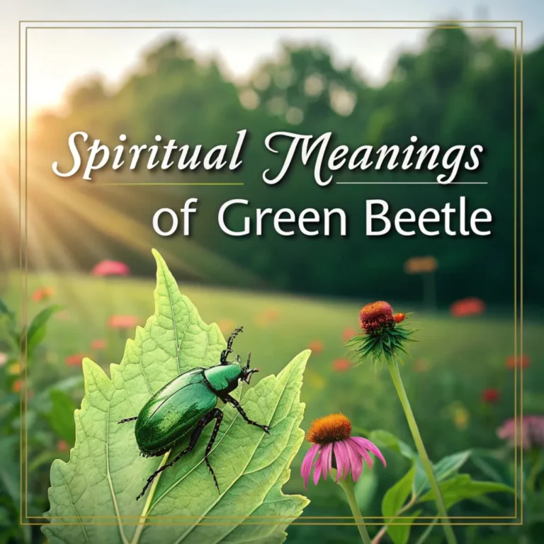 13 Spiritual Meanings of Green Beetles: Nature’s Hidden Wisdom