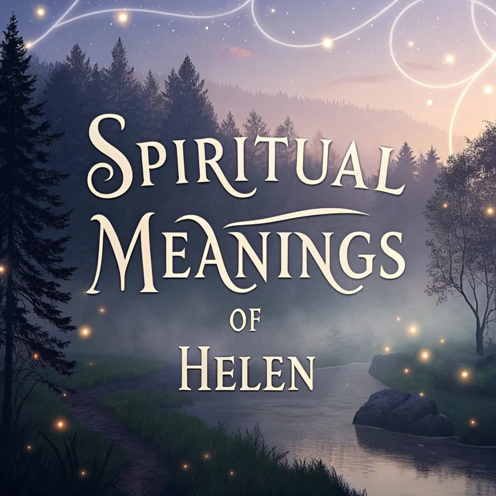 12 Spiritual Meanings of Helen: A Journey Through Light and Wisdom