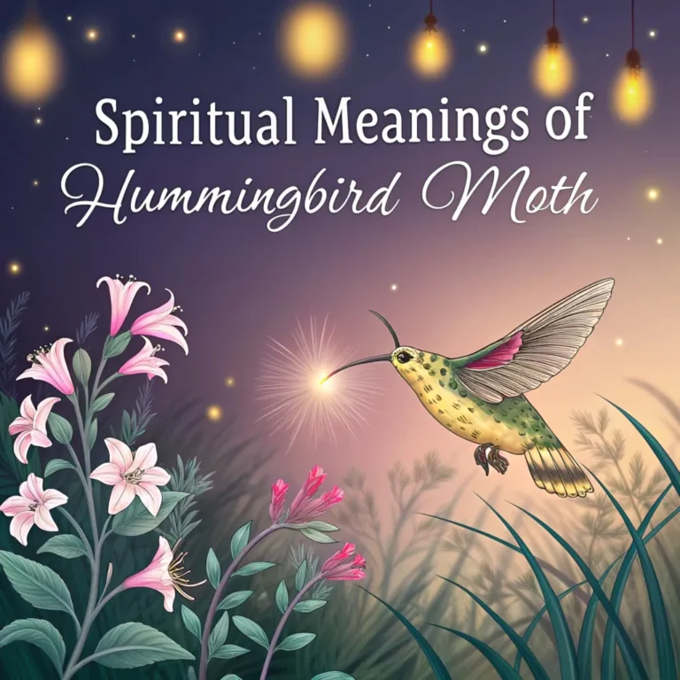 15 Spiritual Meanings of Hummingbird Moth: Hidden Symbolism