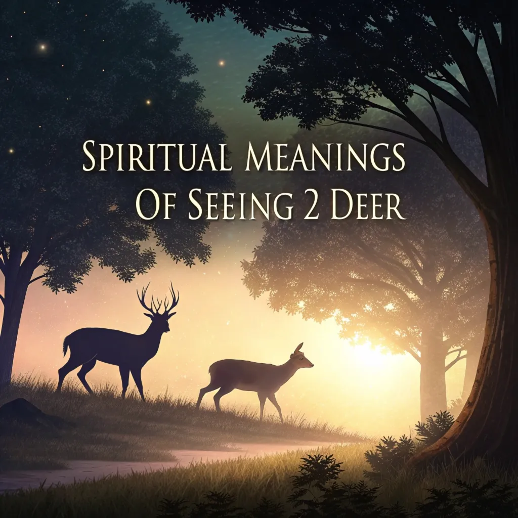 15 Spiritual Meanings of Seeing 2 Deer: The Mystical Connection