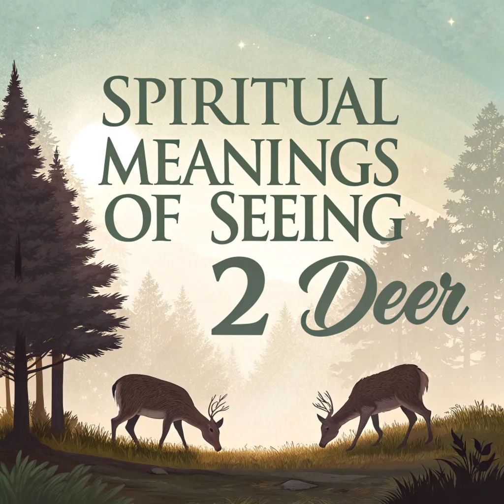 15 Spiritual Meanings of Seeing 2 Deer: The Mystical Connection