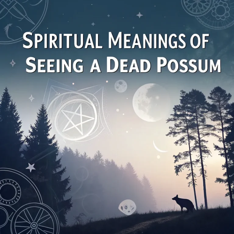 16 Spiritual Meanings of Seeing a Dead Possum: Divine Messages