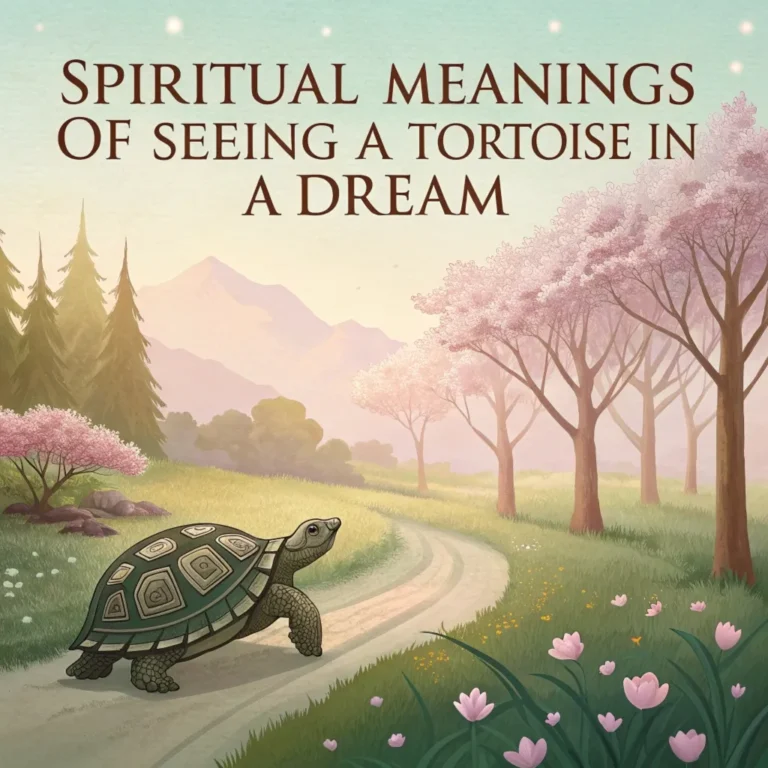 16 Spiritual Meanings of Seeing a Tortoise in a Dream