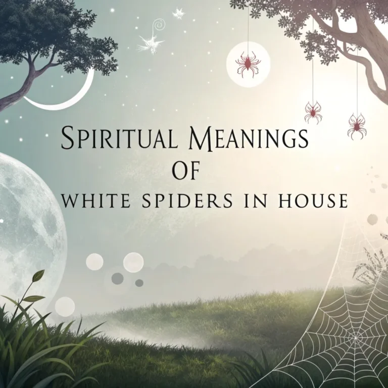 13 Spiritual Meanings of White Spiders in House: Hidden Messages