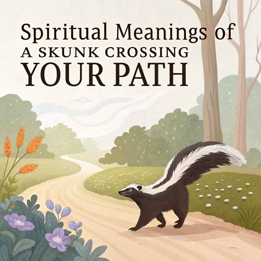 15 Spiritual Meanings of a Skunk Crossing Your Path