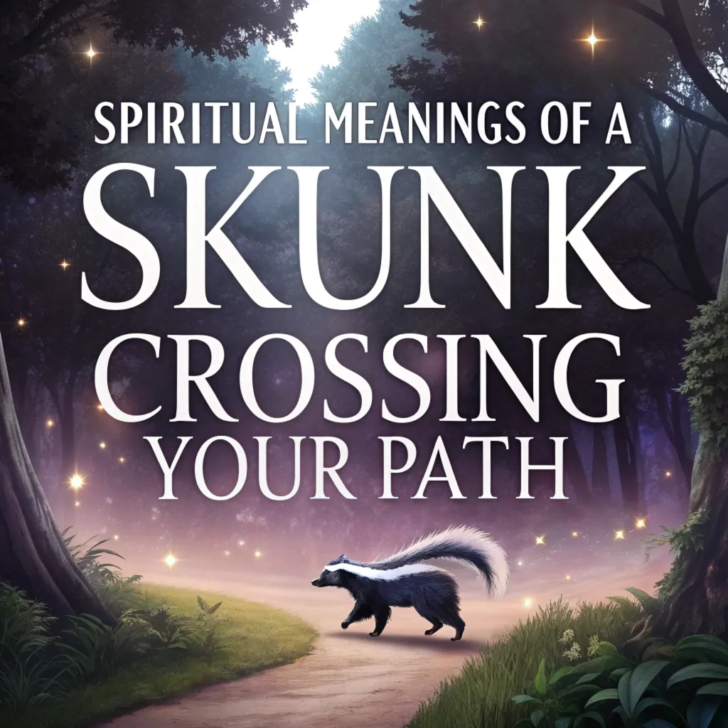 15 Spiritual Meanings of a Skunk Crossing Your Path