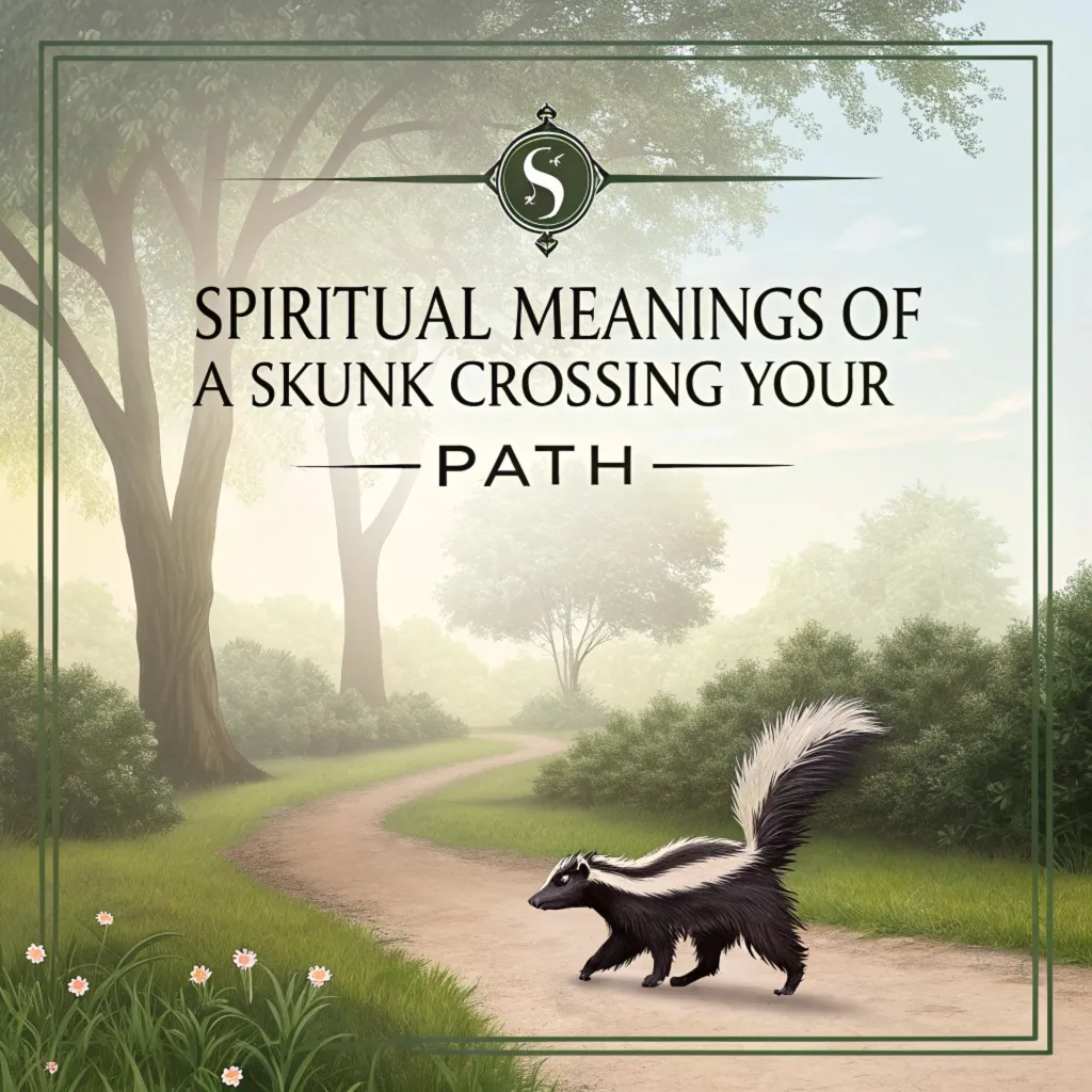 15 Spiritual Meanings of a Skunk Crossing Your Path