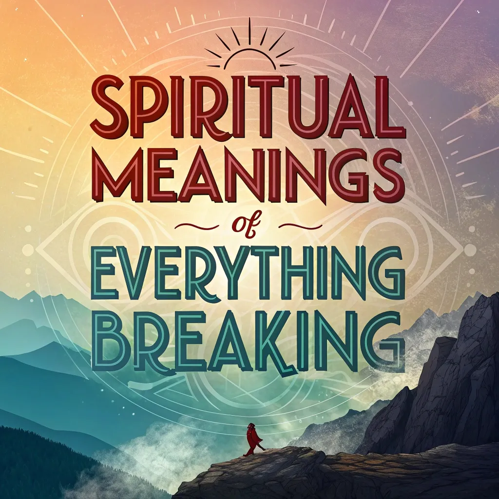 14 Spiritual Meanings of Everything Breaking: Divine Messages