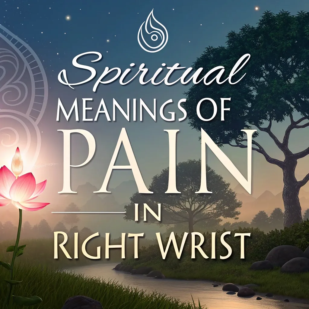 14 Spiritual Meanings of Pain in Right Wrist: Divine Messages