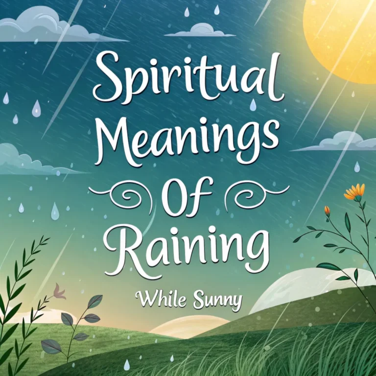 13 Spiritual Meanings of Raining While Sunny: Hidden Symbolism