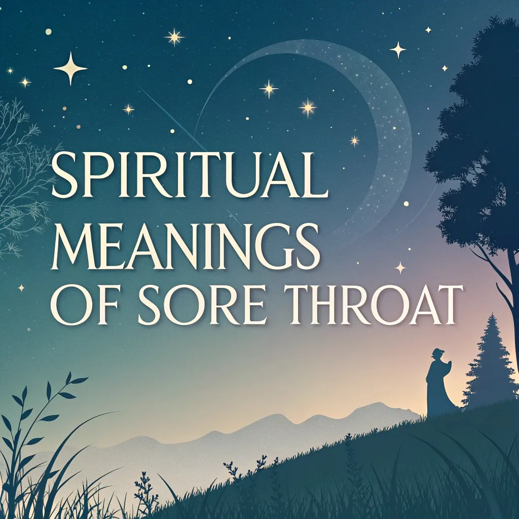 17 Spiritual Meanings of Sore Throat: Divine Insights