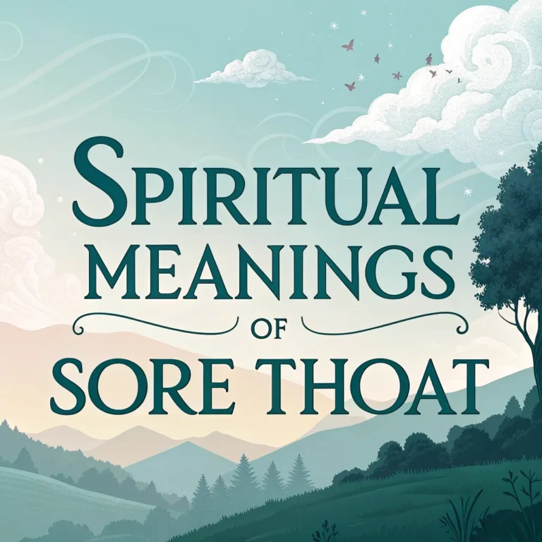 17 Spiritual Meanings of Sore Throat: Divine Insights