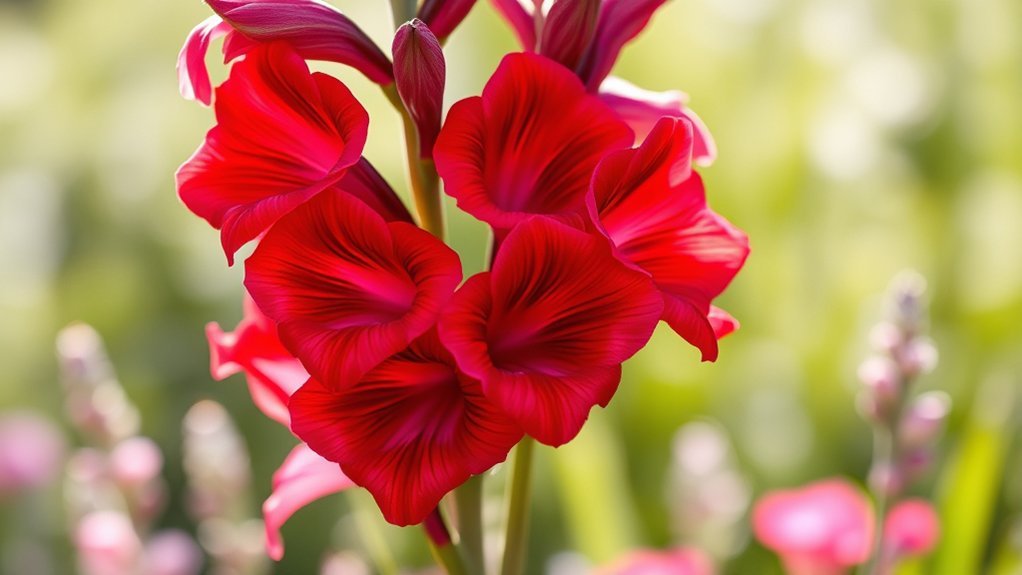 sacred strength of gladiolus